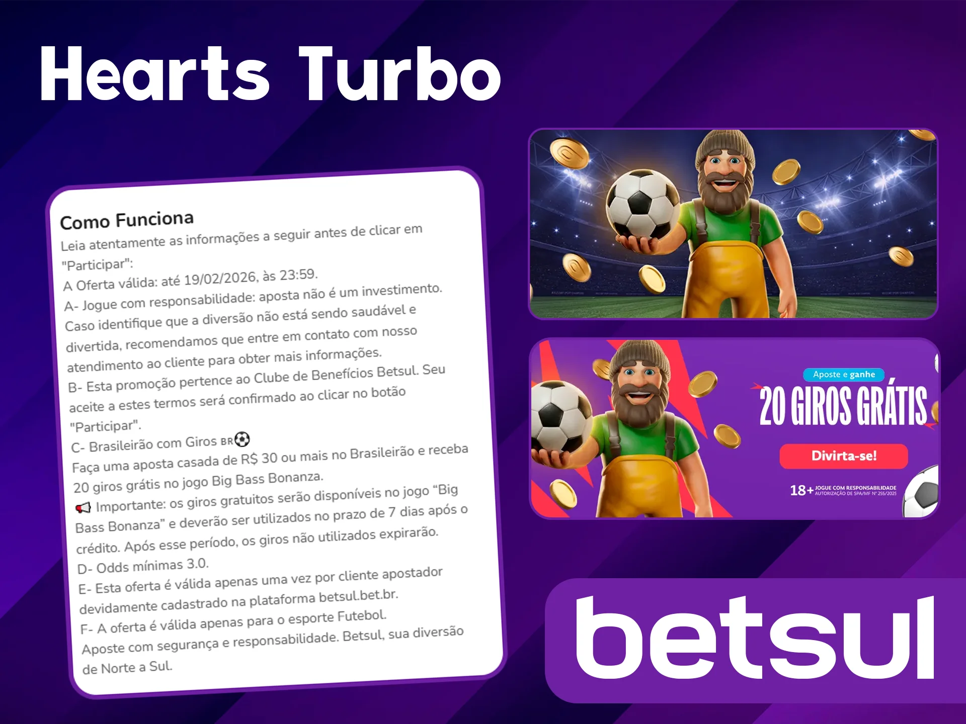 Jogue Hearts Turbo na Betsul.