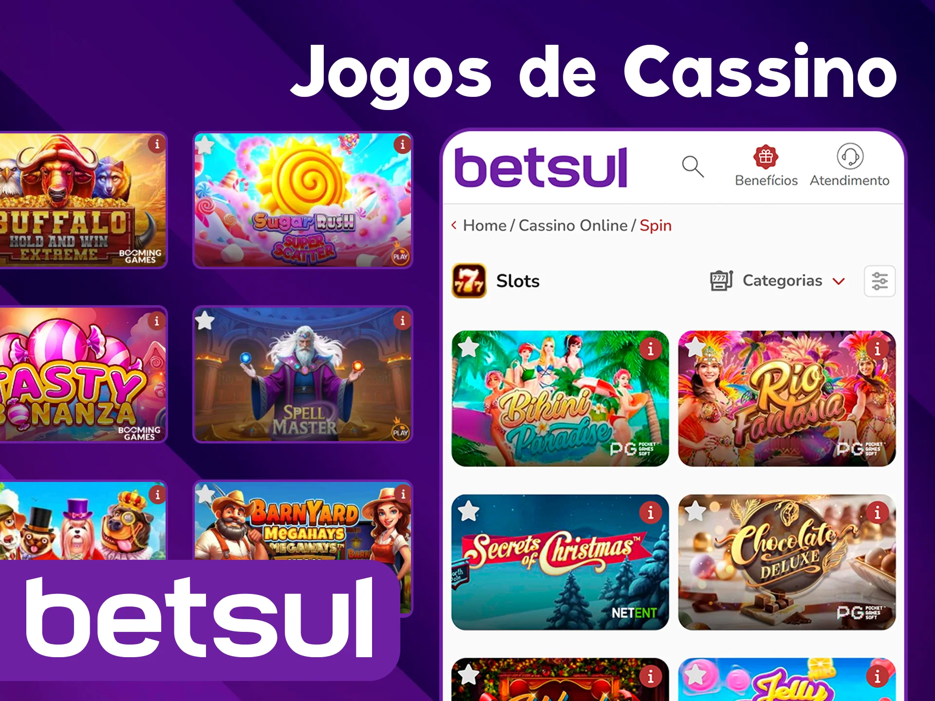 Jogue cassino no app Betsul.